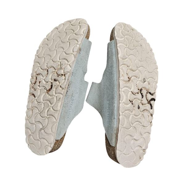 Birkenstock Arizona Suede Leather Shoes Womens EU37 Comfort Sandals Boho Slide - Picture 6 of 6